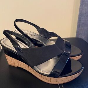 Franco Sarto Black dressy sandals
